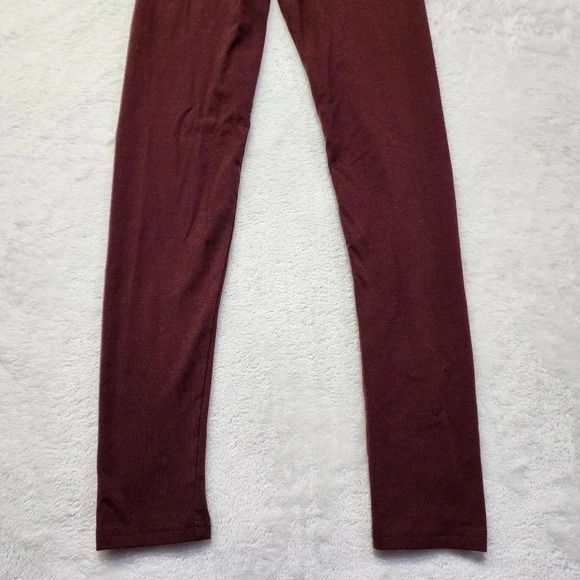 Aerie Women's Burgundy Athletic Leggings Size Medium - Picture 2 of 9